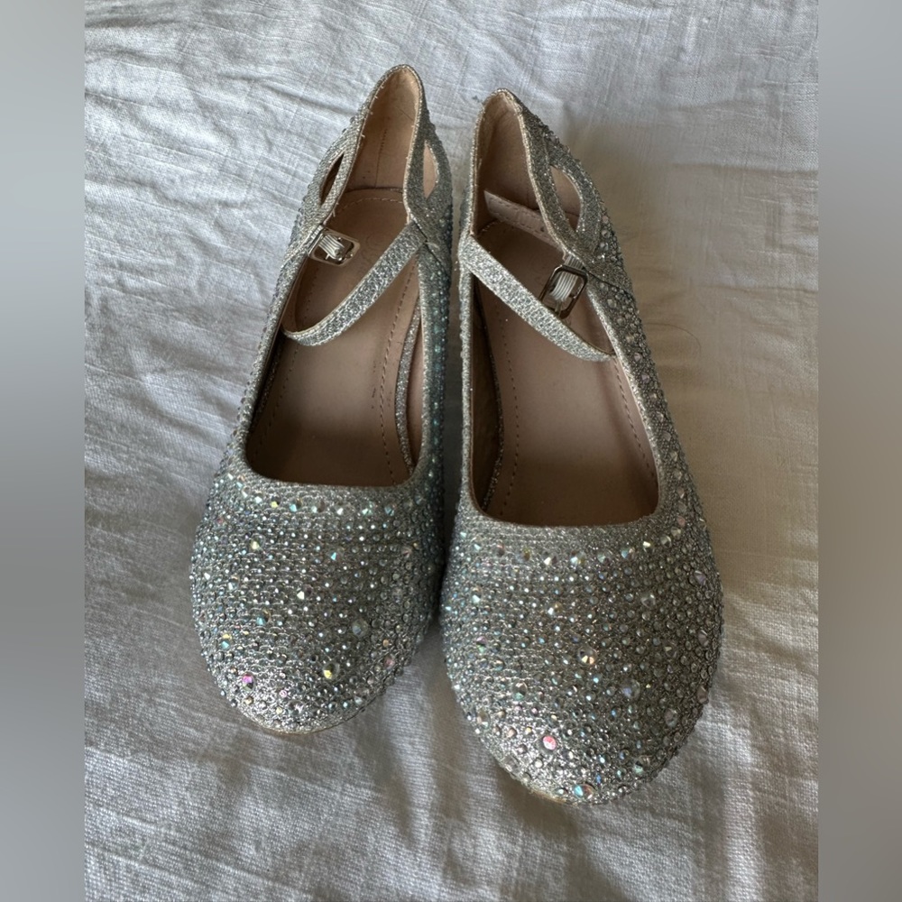 Little Girls Sparkle Heels size 2